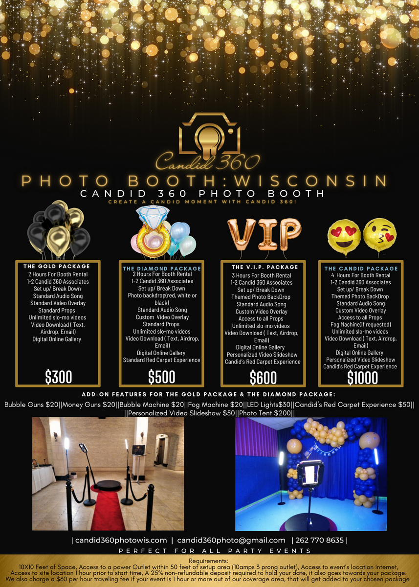 360 Photo Booth - Gold Package – Snap&Fun